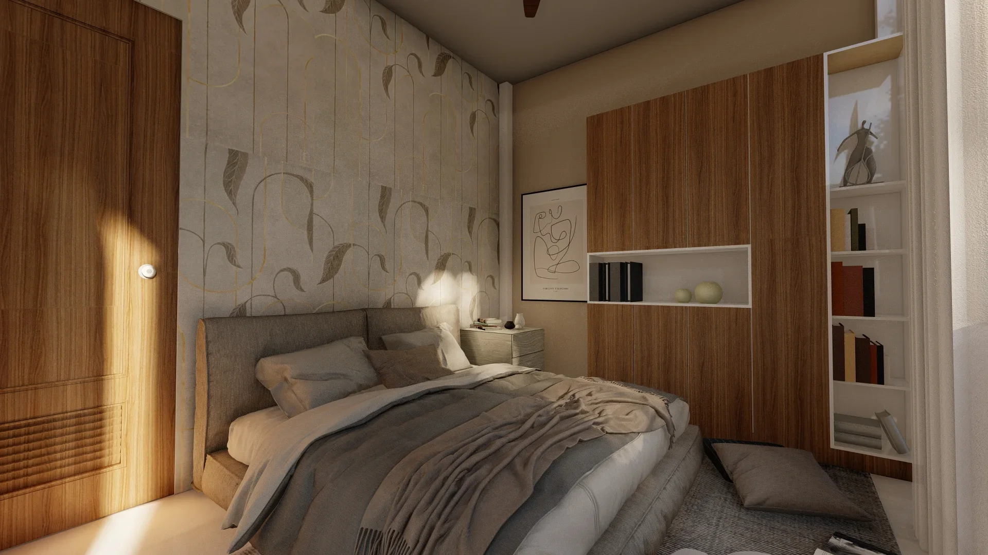 Earthy Neutrals bedroom 